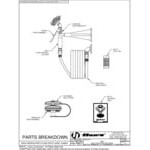 Haws Axion MSR 8905 Wall-Mount Eye / Face Wash and Body Spray Station with 12' Recoil Hose