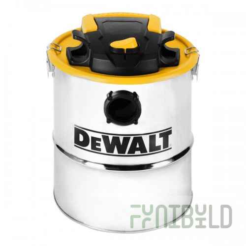 DeWalt DXV04A 4 Gallon 4 Peak HP Stainless Steel Dry Canister Ash Vacuum Cleaner with Tool Kit - 120V