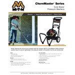 Mi-T-M ChoreMaster CM-1400-0MEC Cart Mount Electric Cold Water Pressure Washer - 1,400 PSI; 1.5 GPM
