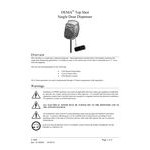 Dema 81.231.1 Chemical Pump Squeeze Tube Assembly for Top Shot Dispenser