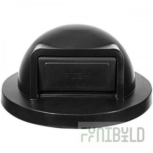 Witt Industries SC55DT 55 Gallon Push Dome Top Lid for SC55 Standard Series Outdoor Trash Can