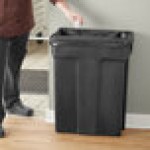 Toter SL023-00200 Slimline 23 Gallon Black Trash Can Toter SL023-00200 Slimline 23 Gallon Black Trash Can