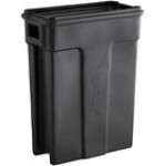Toter SL023-00200 Slimline 23 Gallon Black Trash Can Toter SL023-00200 Slimline 23 Gallon Black Trash Can