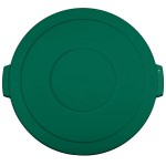 Carlisle 84104509 Bronco 44 Gallon Green Flat Round Trash Can Lid Carlisle 84104509 Bronco 44 Gallon Green Flat Round Trash Can Lid