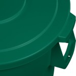 Carlisle 84104509 Bronco 44 Gallon Green Flat Round Trash Can Lid Carlisle 84104509 Bronco 44 Gallon Green Flat Round Trash Can Lid