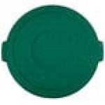 Carlisle 84104509 Bronco 44 Gallon Green Flat Round Trash Can Lid Carlisle 84104509 Bronco 44 Gallon Green Flat Round Trash Can Lid