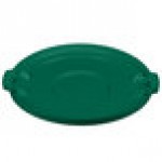 Carlisle 84104509 Bronco 44 Gallon Green Flat Round Trash Can Lid Carlisle 84104509 Bronco 44 Gallon Green Flat Round Trash Can Lid