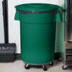Carlisle 84104509 Bronco 44 Gallon Green Flat Round Trash Can Lid Carlisle 84104509 Bronco 44 Gallon Green Flat Round Trash Can Lid