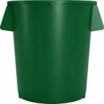 Carlisle 84104509 Bronco 44 Gallon Green Flat Round Trash Can Lid Carlisle 84104509 Bronco 44 Gallon Green Flat Round Trash Can Lid