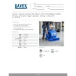 Lavex 3-Speed Compact Air Mover with Telescoping Handle, Wheels, and GFCI Power Outlets - 1/3 hp, 1,100 CFM