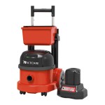NaceCare Solutions Latitude NBV 290NX K-8027163 3.5 Gallon Lithium-Ion Cordless Brushless Canister Vacuum with Storage Caddy and 13