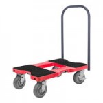 Snap-Loc E-Track Extreme-Duty 1,600 lb. Red Push Cart Dolly SL1600P6R
