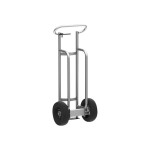 Valley Craft 600 lb. Single Cylinder Aluminum Hand Truck with Hand Brake F81238A9