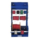Vestil 300 lb. Capacity Portable Steel Wire Reel Caddy WIRE-D-WHK Vestil 300 lb. Capacity Portable Steel Wire Reel Caddy WIRE-D-WHK