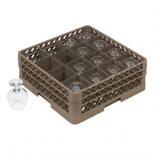 Vollrath TR13D Traex® Full-Size Beige 16-Compartment 2 1/16
