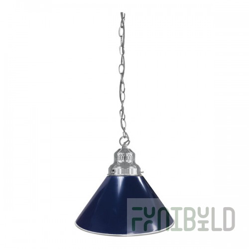 Holland Bar Stool BL1CHDkBl Dark Blue Pendant Light with Chrome Finish - 120V