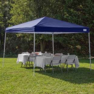 Caravan Canopy 21008100060 M-Series Pro 2 10' x 10' Navy Straight Leg Instant Canopy