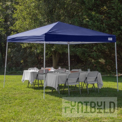 Caravan Canopy 21008100060 M-Series Pro 2 10' x 10' Navy Straight Leg Instant Canopy