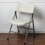 Lancaster Table & Seating Almond Contoured Injection Molded Folding Chair with Charcoal Frame and Sage Gray Legs Lancaster Table & Seating Almond Contoured Injection Molded Folding Chair with Charcoal Frame and Sage Gray Legs