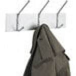 Safco 4161 Satin Metal Three-Peg Coat Hook / Wall Rack Safco 4161 Satin Metal Three-Peg Coat Hook / Wall Rack