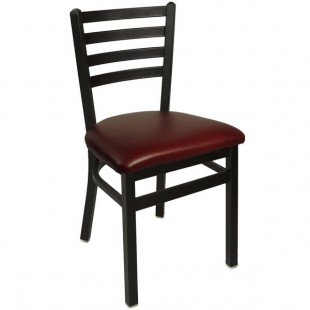 BFM Seating Lima Sand Black Customizable Steel Side Chair with 2 BFM Seating Lima Sand Black Customizable Steel Side Chair with 2