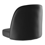 Lancaster Table & Seating Black Swivel Barstool with Black Vinyl Bucket Seat Lancaster Table & Seating Black Swivel Barstool with Black Vinyl Bucket Seat