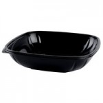 Fineline 15080L-CL Super Bowl Plus 80 oz. Clear Square PET Plastic Bowl - 50/Case Fineline 15080L-CL Super Bowl Plus 80 oz. Clear Square PET Plastic Bowl - 50/Case