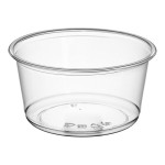 Choice 12 oz. Ultra-Clear Recycled PET Plastic Round Deli Container - 500/Case