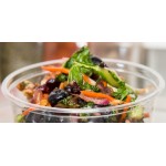 Choice 12 oz. Ultra-Clear Recycled PET Plastic Round Deli Container - 500/Case