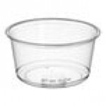 Choice 12 oz. Ultra-Clear Recycled PET Plastic Round Deli Container - 500/Case