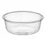 Choice 12 oz. Ultra-Clear Recycled PET Plastic Round Deli Container - 500/Case