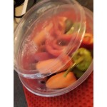 Choice 12 oz. Ultra-Clear Recycled PET Plastic Round Deli Container - 500/Case