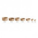 Choice 16 oz. Round Kraft PE-Lined Microwavable Take-Out Container - 300/Case