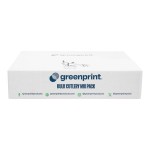 Greenprint Wrapped Heavy Weight Natural Agave Knife, Fork, and Napkin - 200/Case Greenprint Wrapped Heavy Weight Natural Agave Knife, Fork, and Napkin - 200/Case