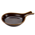 Tuxton BAP-114 18 oz. Caramel China Fry Pan Server - 12/Case Tuxton BAP-114 18 oz. Caramel China Fry Pan Server - 12/Case