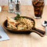 Tuxton BAP-114 18 oz. Caramel China Fry Pan Server - 12/Case Tuxton BAP-114 18 oz. Caramel China Fry Pan Server - 12/Case