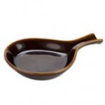 Tuxton BAP-114 18 oz. Caramel China Fry Pan Server - 12/Case Tuxton BAP-114 18 oz. Caramel China Fry Pan Server - 12/Case