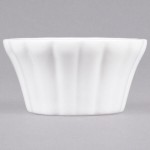 CAC RMK-F2 Festiware 2 oz. Bone White China Floral Ramekin - 48/Case CAC RMK-F2 Festiware 2 oz. Bone White China Floral Ramekin - 48/Case