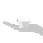 CAC RMK-F2 Festiware 2 oz. Bone White China Floral Ramekin - 48/Case CAC RMK-F2 Festiware 2 oz. Bone White China Floral Ramekin - 48/Case