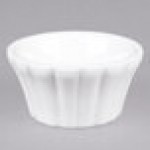 CAC RMK-F2 Festiware 2 oz. Bone White China Floral Ramekin - 48/Case CAC RMK-F2 Festiware 2 oz. Bone White China Floral Ramekin - 48/Case