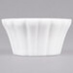 CAC RMK-F2 Festiware 2 oz. Bone White China Floral Ramekin - 48/Case CAC RMK-F2 Festiware 2 oz. Bone White China Floral Ramekin - 48/Case