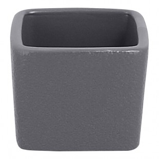 RAK Porcelain Neo Fusion 2.1 oz. Stone Gray Stackable Porcelain Ramekin - 12/Case