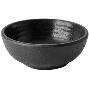 Elite Global Solutions JWT56 Zen 4 oz. Black Round Kozara Melamine Sauce Cup - 6/Case Elite Global Solutions JWT56 Zen 4 oz. Black Round Kozara Melamine Sauce Cup - 6/Case
