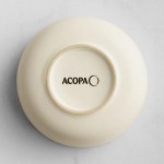 Acopa Pangea 4 oz. Fog White Matte Porcelain Ramekin / Fruit Dish - 36/Case