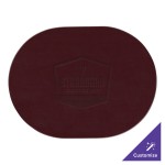H. Risch, Inc. PLACEMATOVAL17X13WINE 17