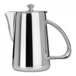 WNK by Steelite International Kamina 53.5 oz. Stainless Steel Water Pitcher with Ice Guard