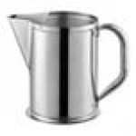 Vollrath 46402 64 oz. Stainless Steel Water Pitcher with Ice Guard