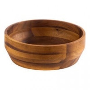 APS 101 oz. Round Acacia Serving Bowl APS 101 oz. Round Acacia Serving Bowl