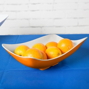 GET ML-219-ST Keywest 1.9 Qt. Sunset Flare Melamine Bowl - 3/Case