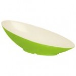 GET B-797-ST Keywest 1.1 Qt. Sunset Oval Slanted Melamine Bowl - 6/Case